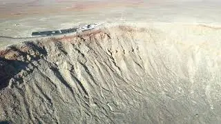 Meteor Crater 1- Barringer Crater, Drone View DJI Mavic 2