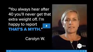 Proving Age Has Nothing to Do with Weight Loss - Carolyn's MetPro Transformation