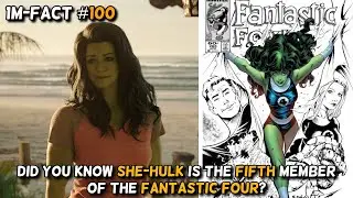 Did you know SHE-HULK is The Fifth Member Of The Fantastic Four? | 1M-FACT #100 #marvel