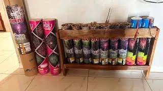 2- parte da minha queima de fogos 2025/2026 montagem das bases para os fogos @DaniellMartinss 