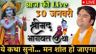 DAY 29 🔴 आज सुनो ये 🪔 जया एकादशी 🐚 दिव्य श्रीमद भागवत कथा 🌺 | Indresh Upadhyay Ji