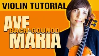 Bach / Gounod &ndash; Ave Maria | Violin Tutorial + Sheet Music & Multi-Tempo Piano Backing Tracks