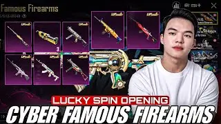 😱Cyber Famous Firearms Lucky Spin Opening‼️|🔥PUBG  MOBILE🔥