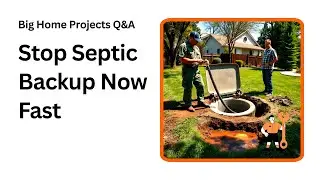 Stop Septic Tank Backup Fast With These Easy Tips
