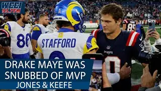 Drake Maye SHOULD have won NFL MVP over Matthew Stafford | Jones & Keefe