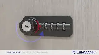 DIAL LOCK 59 Fixcode -  Benutzercode einstellen