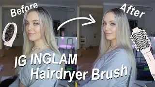 Unboxing and TESTING out the IG INGLAM Hair Dryer Brush 👀