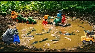The Creative Tractor And Water Pump Fishing &ndash; Fun & Genius Hack!