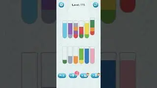 water sort puzzle game level 175 Numpuz #funnygaming