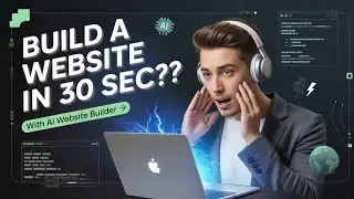 Build a Website in 30 Seconds with AI Website Builder | No Code Needed