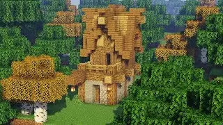 Minecraft: How to Build a little Survival Starter House(Minecraft 1.14.3)