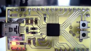 Отладочная плата AT90USB162