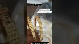 PURE A.D MICRO PLATED BANGLE || KIJ IMITATION JEWELLERY - RAJKOT || G-229 || K THE BRAND || #viral