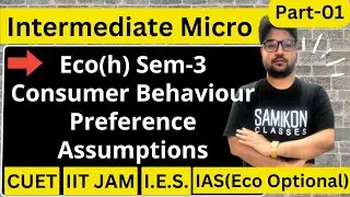 L-1 Preference Eco(h) Sem-3 Intermediate Micro-1: New Education Policy | By Sameer