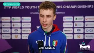 Danilo Faso Interview at ITTF World Youth Championships 2025