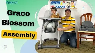 Сборка детского стульчика Graco Blossom — как собрать детский стульчик Graco Blossom 6 в 1