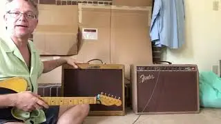 Vintage Amp comparison: 1958 Fender tweed Super Amp v 1960 Fender tan Super Amp