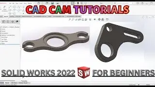 SolidWorks Practice Exercise for Beginners  | SolidWorks Basics Tutorials