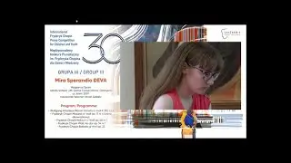 Deva Mira Sperandio (15 yo): F. Chopin Ballade in G minor nº1, op23