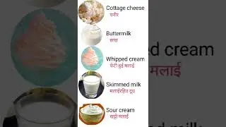 Dairy 🧈 Products Name In English #youtubeshorts #ytshorts #shorts