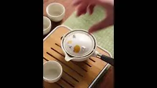 Lucky Cat Chinese Travel Tea Set Portable