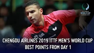 Best Points from Day 1 | Chengdu Airlines 2019 ITTF Men's World Cup