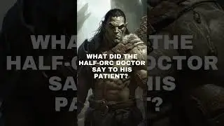 Half-Orc Half-Dad joke | D&D Quick Inspiration | #dnd #dungeonsanddragons #dnd5e #ttrpg #fantasy