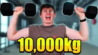 Насколько быстро я смогу поднять в общей сложности 10 000 кг?
