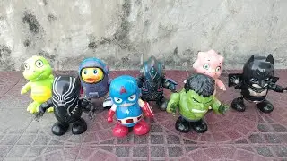 Review Robot dance batman, captain Amerika, bebek, buaya. 