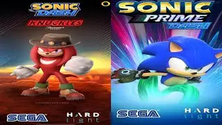 Sonic Dash 🆚 Sonic Prime Dash - Series Knuckles 🆚 Movie Knuckles Vs Bosses All Characters Unlocked
