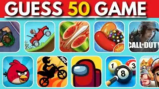 Guess The Game Logo in 3 Seconds! | 50 Famous Games | Game Quiz