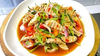 ยำหมูยอรสแซ่บๆ จัดจ้าน เอาใจคนชอบรสแซ่บๆ ￼