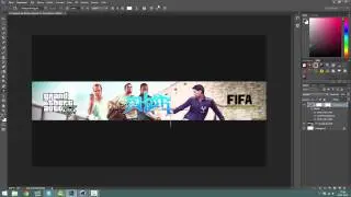C4D Materials and YT Banner Template