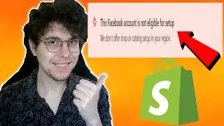 FIX This Facebook Account Is Not Eligible For Setup Shopify