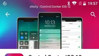 How To Get iPhone X iOS 12 Control Center & Notification Style Bar On Any Android (No Root Required)