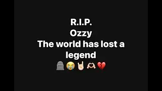 Raider-X LIVE!  R.I.P. Ozzy - Prince Of Darkness/Randy Rhoades Tribute -Saddest day for metal🦇🤘💔