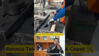 Work Smarter, Not Harder! 🏗️✨ The precision is elite. #Construction #OddlySatisfying #Engineering