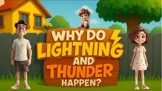 Why Do Lightning ⚡ & Thunder 🌩 Happen? | Fun Kids Science Song | Musipop Kids 3D Animation