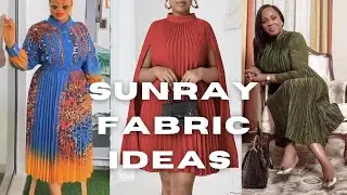 Sunray fabric outfit ideas 2025. Elegant and trendy styles