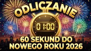 Odliczanie do Nowego Roku 2026 🎇 60 sekund 🎆 Powitajmy razem 2026! ✨