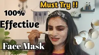100% Effective Whitening Mask Skin |  Whitening Face Mask | How To Make Eggshell Powder | Eggshell