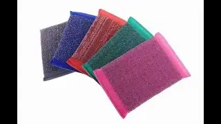 Stainless steel scrubber knitting machine