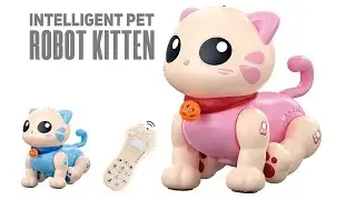 Remote Control Robot Kitten Intelligent Cat Pet Programming