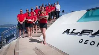 ALFA NERO luxury charter yacht | 269ft / 82m | Oceanco