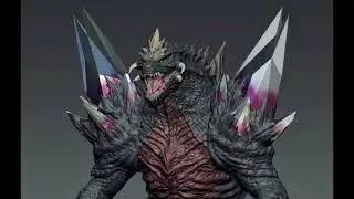 space Godzilla roar monsterverse (fanmade)