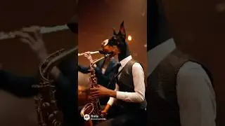 Jazz rock garage music band by talented dogs #dogs #musicdogs #music #aivideo #funny #entertainment