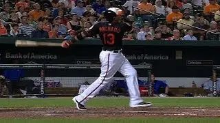 KC@BAL: Machado launches his first two career homers