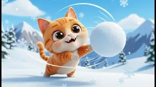 Kitty at the Snow Mountain ❄️ | Fun Winter Adventure Song for Kids | Nursery Rhymes & Baby Songs