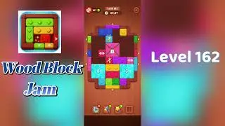 Wood Block Jam Level 162 Walkthrough | Step-by-Step Guide 🧩 | SolutionGuruji