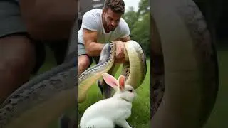 Man Saves Rabbit from Snake&rsquo;s Grip!